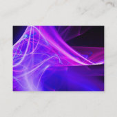 Carte De Visite MONOGRAM SWIRLGEM Vibrant noir bleu rose jaune (Dos)