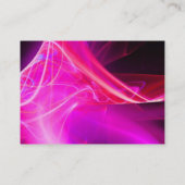 Carte De Visite MONOGRAM SWIRLGEM Vibrant noir rose violet vert (Dos)
