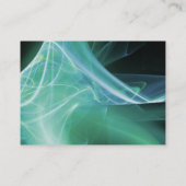 Carte De Visite MONOGRAM SWIRLGEM Vibrant noir vert jaune (Dos)