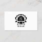 Carte De Visite Monograme de Black Clam (Devant)