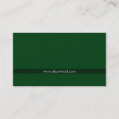 Carte de visite Monogramme (Dos)