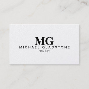 Carte De Visite Monogramme