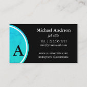 Carte De Visite Monogramme (Dos)