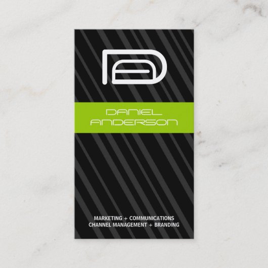  Carte de visite monogramme (Devant)