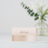 Carte De Visite monogramme (Debout devant)