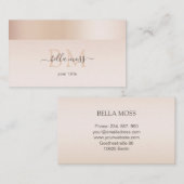 Carte De Visite monogramme (Devant / Derrière)