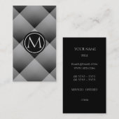 Carte De Visite Monogramme (Devant / Derrière)