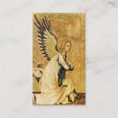 Carte De Visite MONOGRAMME ANGEL ANNONCE, Sapphire Bleu (Dos)