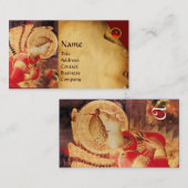 CARTE DE VISITE MONOGRAMME ARCHANGEL GABRIEL (Devant / Derrière)