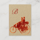 Carte De Visite MONOGRAMME AUTOMOBILE AUTO REPARATION Papier Kraft (Dos)