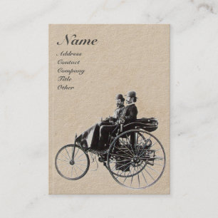Carte De Visite MONOGRAMME AUTOMOGRAMME AUTO REPARATION Kraft noir