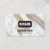 Carte De Visite Monogramme | botte (Devant)