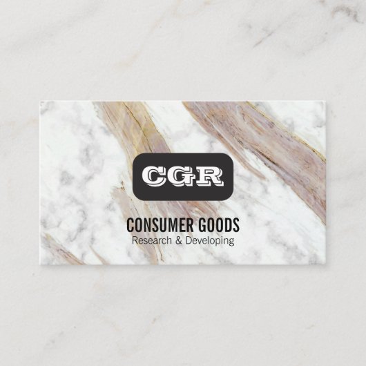 Carte De Visite Monogramme | botte (Devant)