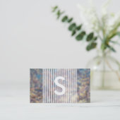 Carte De Visite monogramme brouillé (Debout devant)