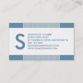 Carte De Visite monogramme brouillé (Dos)
