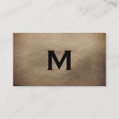 Carte De Visite Monogramme chic (Devant)