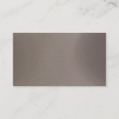 Carte de visite Monogramme Chic Vertical (Dos)