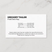 Carte De Visite Monogramme classique | Shimmer à huile d'or (Dos)