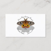 Carte De Visite Monogramme coloré Empereur Moth (Devant)