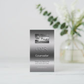 Carte De Visite Monogramme, conseillant des services, (Debout devant)