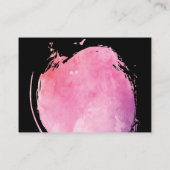 Carte De Visite Monogramme couleur eau rose (Dos)