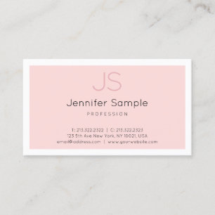 Carte De Visite Monogramme créatif Design simple Luxe Professionne
