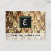 CARTE DE VISITE MONOGRAMME CROTALUS (Dos)