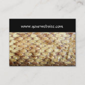 Carte De Visite MONOGRAMME CROTALUS, brun brun clair noir (Dos)