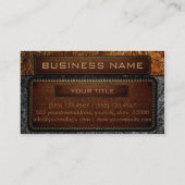 Carte De Visite Monogramme Cuir Look #10 (Dos)