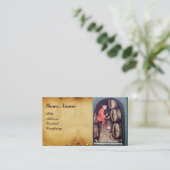 CARTE DE VISITE MONOGRAMME DE CAVE ANTIQUE (Debout devant)