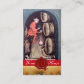 CARTE DE VISITE MONOGRAMME DE CAVE ANTIQUE (Dos)