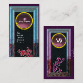 CARTE DE VISITE MONOGRAMME DE JEUX DE BERRIES MAGIQUES (Devant / Derrière)