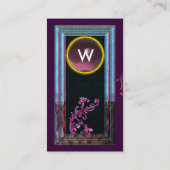 CARTE DE VISITE MONOGRAMME DE JEUX DE BERRIES MAGIQUES (Dos)