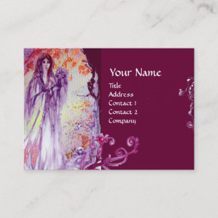 CARTE DE VISITE MONOGRAMME DE LA REINE GUENEVIÈRE