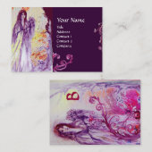 CARTE DE VISITE MONOGRAMME DE LA REINE GUINEVERE (Devant / Derrière)