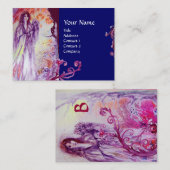 CARTE DE VISITE MONOGRAMME DE LA REINE GUINEVERE (Devant / Derrière)