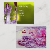 CARTE DE VISITE MONOGRAMME DE LA REINE GUINEVERE (Devant / Derrière)