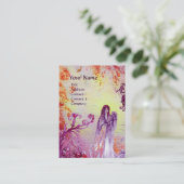 CARTE DE VISITE MONOGRAMME DE LA REINE GUINEVERE (Debout devant)