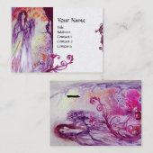 CARTE DE VISITE MONOGRAMME DE LA REINE GUINEVERE (Devant / Derrière)