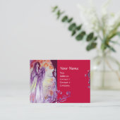 CARTE DE VISITE MONOGRAMME DE LA REINE GUINEVERE (Debout devant)