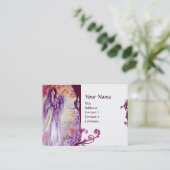 CARTE DE VISITE MONOGRAMME DE LA REINE GUINEVERE (Debout devant)