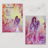 CARTE DE VISITE MONOGRAMME DE LA REINE GUINEVERE (Devant / Derrière)