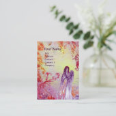 CARTE DE VISITE MONOGRAMME DE LA REINE GUINEVERE (Debout devant)