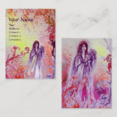 CARTE DE VISITE MONOGRAMME DE LA REINE GUINEVERE (Devant / Derrière)