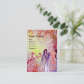 CARTE DE VISITE MONOGRAMME DE LA REINE GUINEVERE (Debout devant)