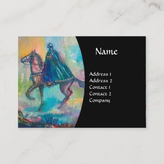 Carte De Visite monogramme de la TENTATION (Devant)