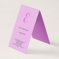 Monogramme de lin de qualité supérieure Orchid ini