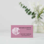 Carte De Visite monogramme de New York (Debout devant)