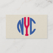 Carte De Visite monogramme de New York (Dos)