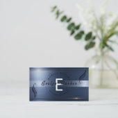 Carte de visite monogramme de notaire mobile moder (Debout devant)